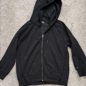 Abercrombie YPB Black Zip-Up Hoodie